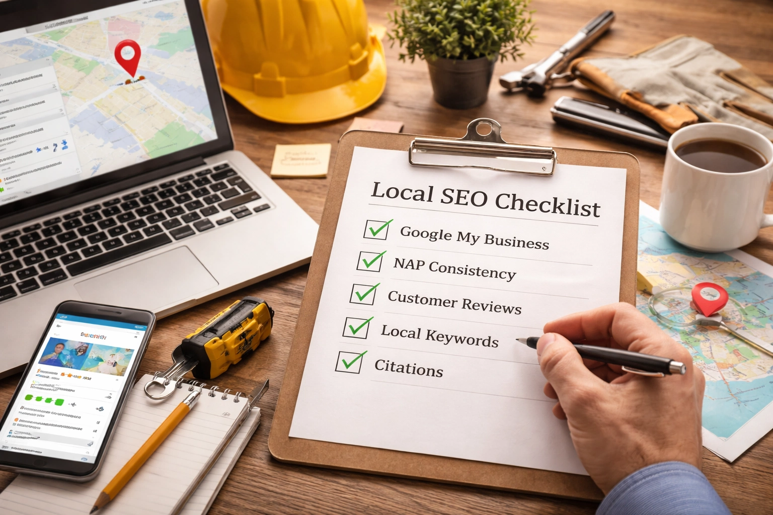 Local SEO checklist for home service business optimization