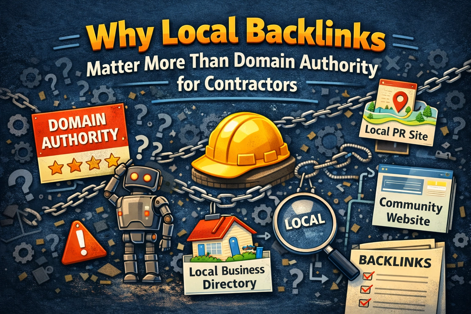 Local backlinks over domain authority for contractors